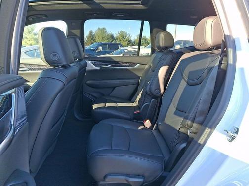 White 2025 Cadillac XT6 Premium Luxury AWD