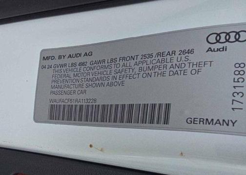 2024 Audi A5 Sportback 45 S line quattro Premium