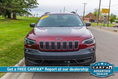 Red 2021 Jeep Cherokee Trailhawk