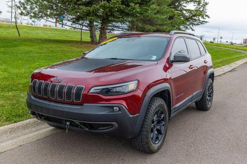 Red 2021 Jeep Cherokee Trailhawk