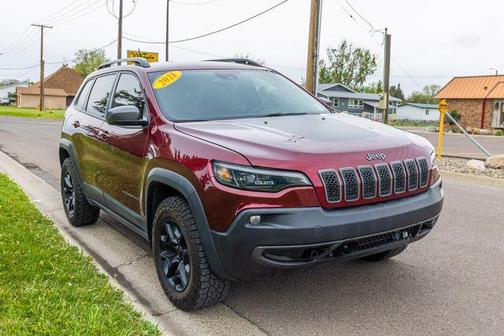 Red 2021 Jeep Cherokee Trailhawk