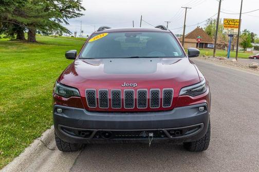 Red 2021 Jeep Cherokee Trailhawk