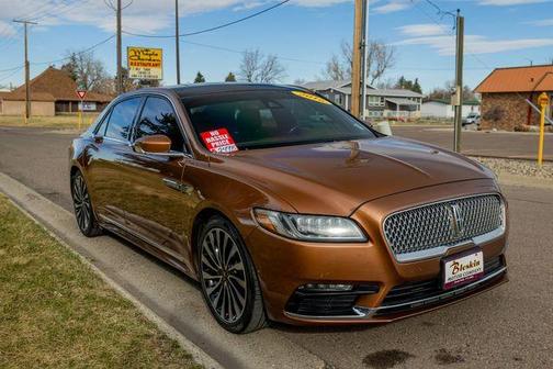 Brown 2017 Lincoln Continental Black Label