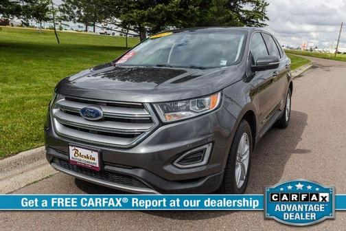 Silver 2017 Ford Edge SEL
