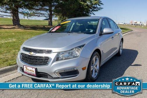 Silver 2015 Chevrolet Cruze 2LT