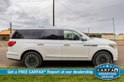 White 2019 Lincoln Navigator Black Label