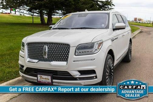 White 2019 Lincoln Navigator Black Label