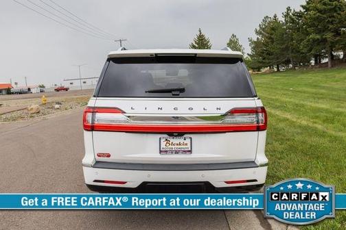 White 2019 Lincoln Navigator Black Label