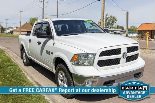 White 2018 RAM 1500 SLT