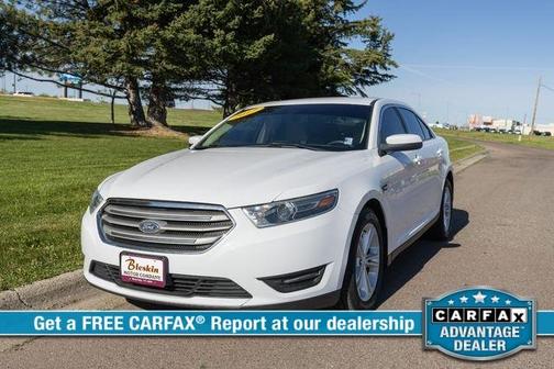 White 2017 Ford Taurus SEL