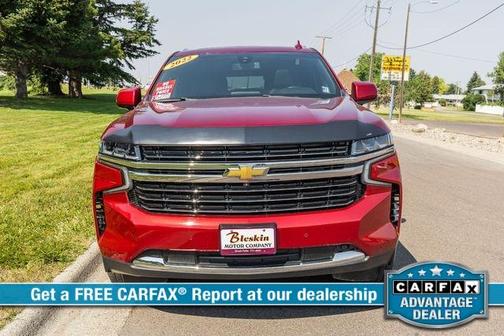 Red 2022 Chevrolet Tahoe LT