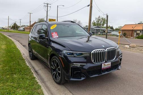 Black / Blue 2019 BMW X7 xDrive50i