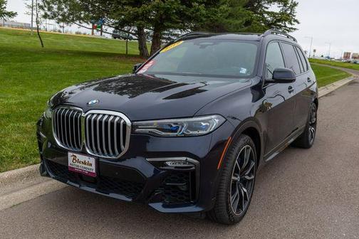 Black / Blue 2019 BMW X7 xDrive50i