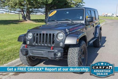 Black 2017 Jeep Wrangler Unlimited Rubicon