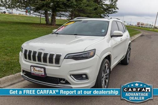 White 2019 Jeep Cherokee Overland