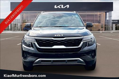 Cherry Black 2023 Kia Seltos S