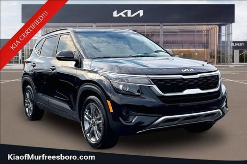 Cherry Black 2023 Kia Seltos S