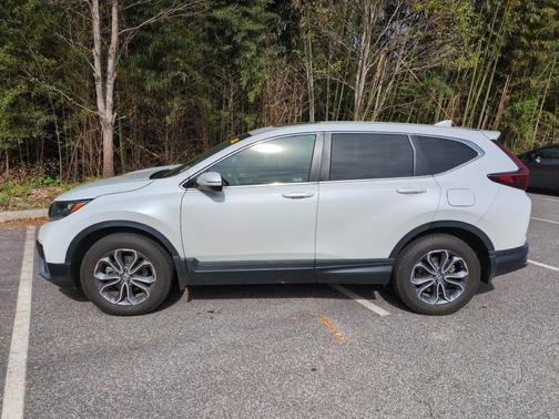 Platinum White Pearl 2021 Honda CR-V AWD EX-L