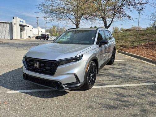 Solar Silver 2026 Honda CR-V Hybrid Sport-L FWD