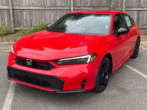 Milano Red 2026 Honda Civic Hybrid Sport