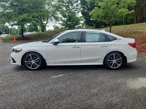 Platinum White Pearl 2024 Honda Civic Touring