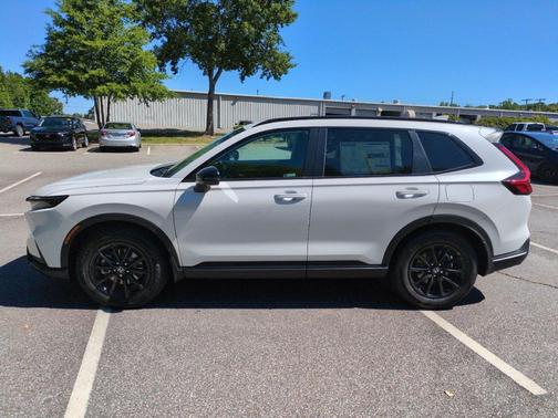 Platinum White 2026 Honda CR-V Hybrid Sport-L FWD