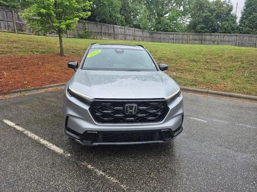 Solar Silver Metallic 2025 Honda CR-V Hybrid Sport FWD