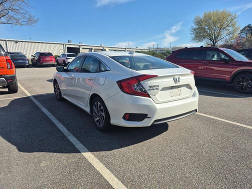 White Orchid Pearl [White 2017 Honda Civic EX