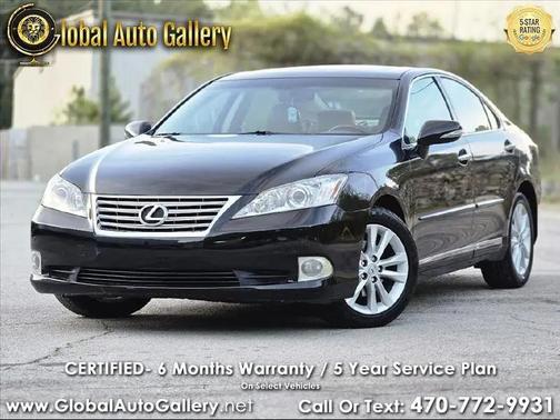 BLACK 2012 Lexus ES 350 Base