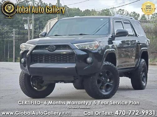 Midnight Black Metallic 2018 Toyota 4Runner SR5