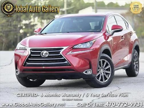 MAROON 2015 Lexus NX 200t Base