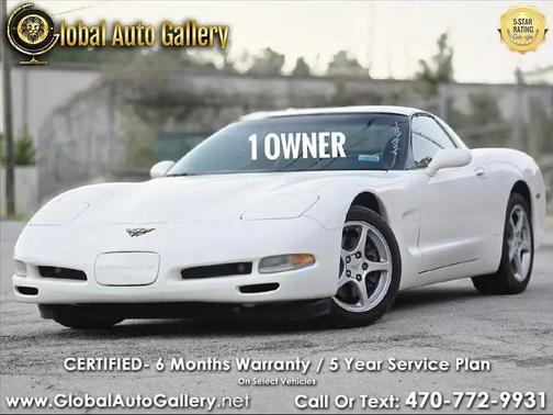 Speedway White 2002 Chevrolet Corvette Base