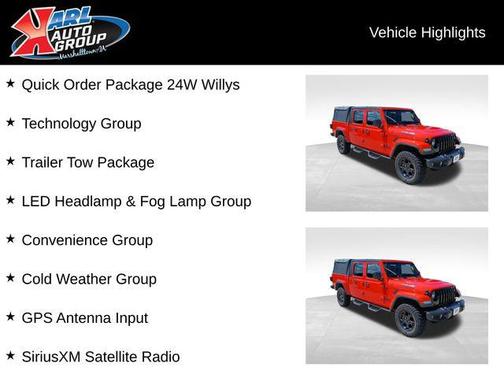 2023 Jeep Gladiator Willys 4x4