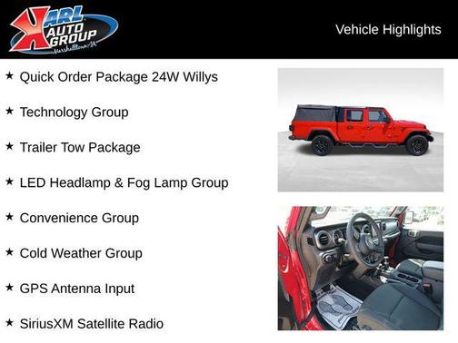 2023 Jeep Gladiator Willys 4x4