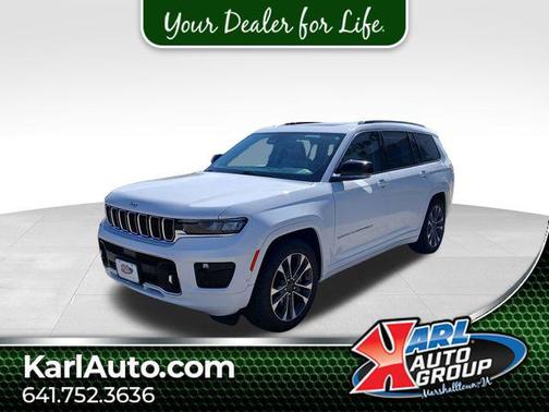 Bright White Clearcoat 2023 Jeep Grand Cherokee L Overland