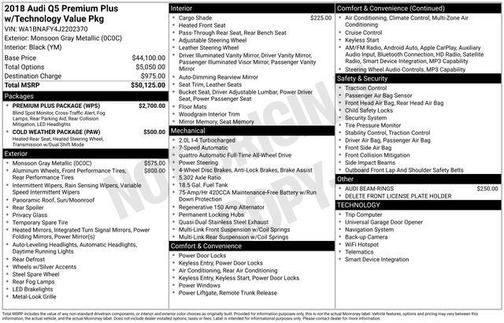 2018 Audi Q5 2.0T Tech Premium