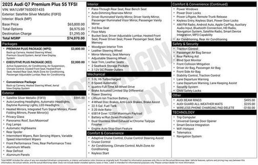 2025 Audi Q7 55 Premium Plus
