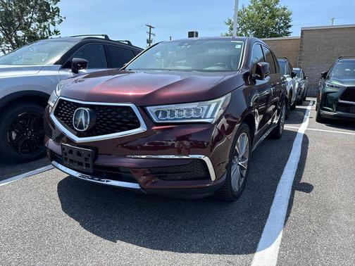 Burgundy 2017 Acura MDX 3.5L w/Technology Package