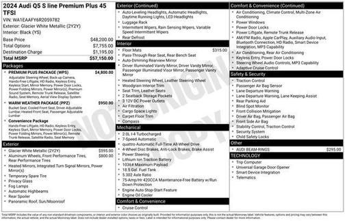 2024 Audi Q5 45 S line Premium Plus