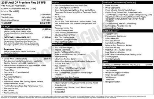 2025 Audi Q7 55 Premium Plus