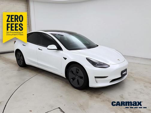 White 2021 Tesla Model 3 Standard Range Plus