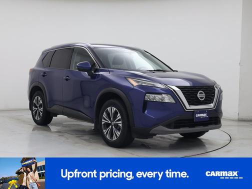 Blue 2021 Nissan Rogue SV