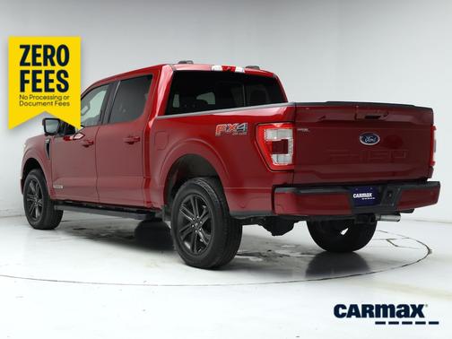 Red 2021 Ford F-150 Lariat