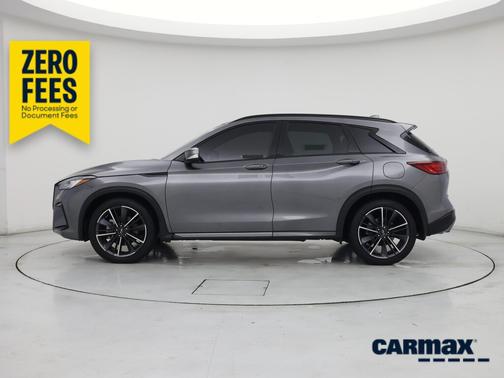 Gray 2025 INFINITI QX50 Sport