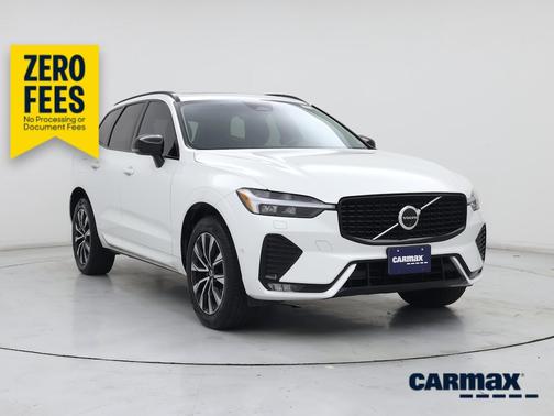 White 2024 Volvo XC60 B5 Plus Dark Theme