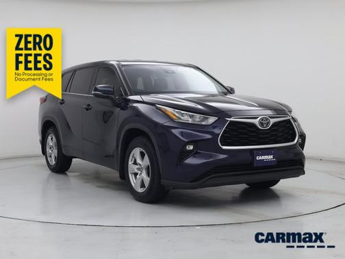 Blue 2020 Toyota Highlander LE