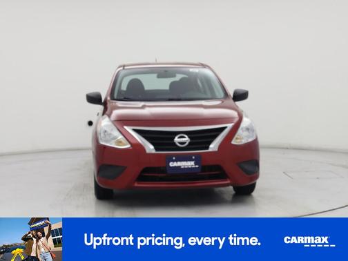 Red 2018 Nissan Versa S Plus