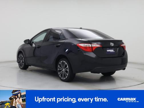 Black 2015 Toyota Corolla S Plus