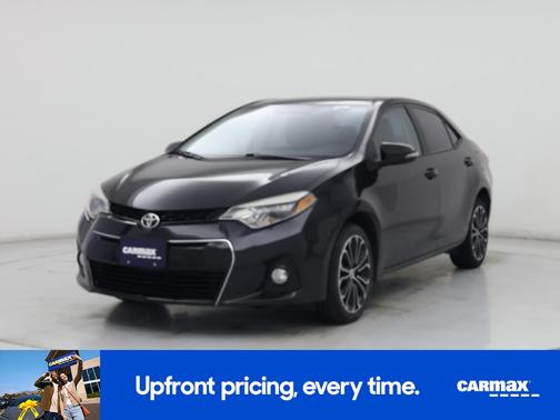 Black 2015 Toyota Corolla S Plus