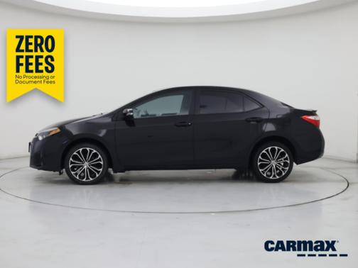 Black 2015 Toyota Corolla S Plus